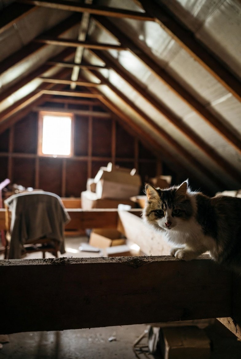 animal in attic