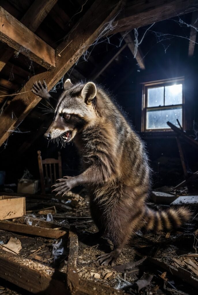 Rodent chew marks example