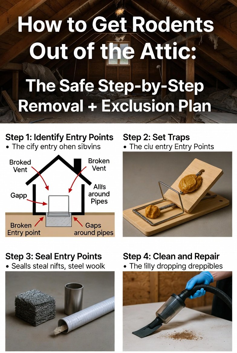 Attic runway/insulation trail photo